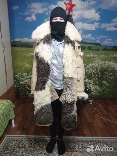 Полушубок военный армейский бекеша