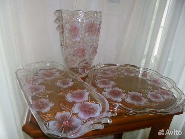 Walter Glas цв рельеф стекло для сервир стола Герм