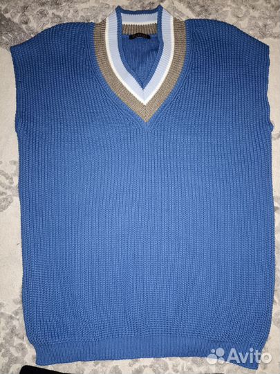 Жилет вязаный женский оверсайз