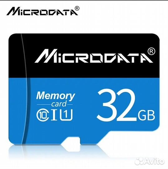 Карта MicroSD 32 Гб, новая