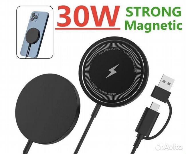 Беспроводная магнитная зарядка для iPhone