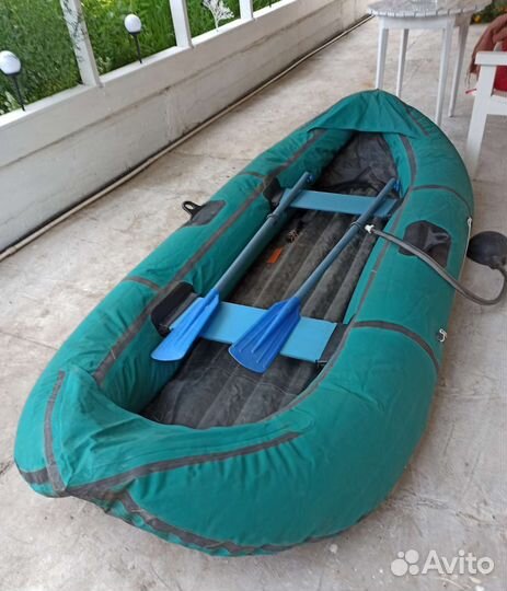 Лодка надувная двухместная бу