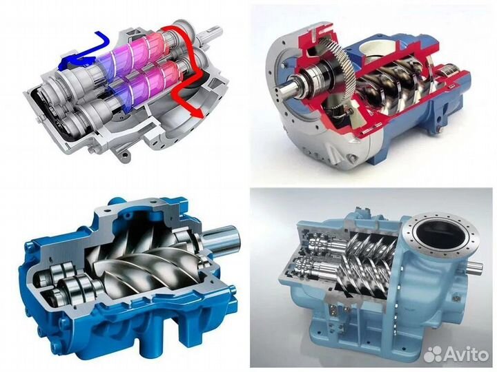 Ремонт Винтовые блоков Компрессоров