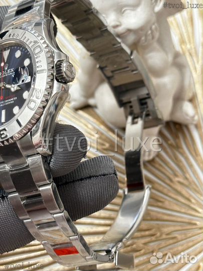 Часы Rolex yacht master blue синий циферблат