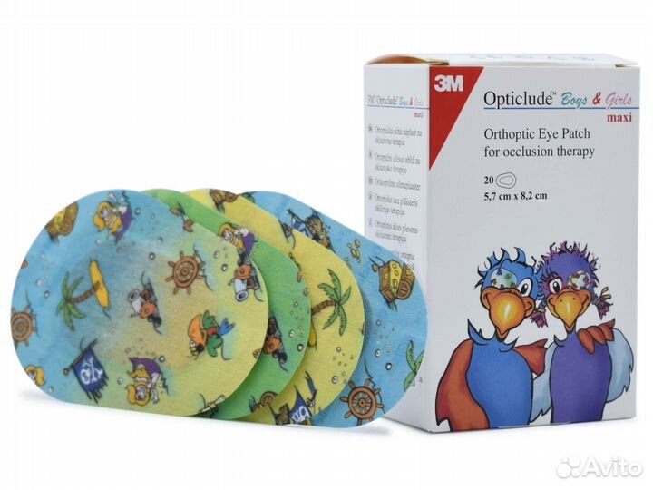 Окклюдеры детские 3M Opticlude (оптиклюд)