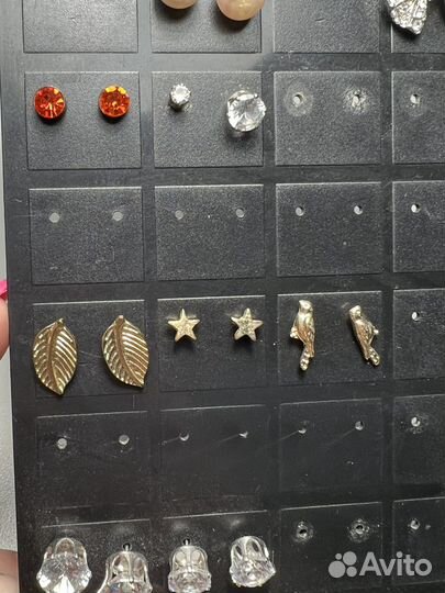 Серьги бижутерия