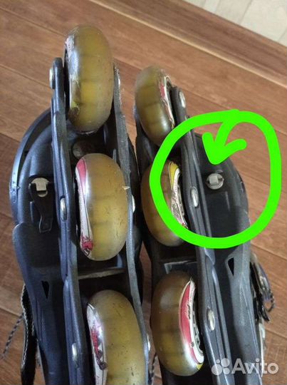 Роликовые коньки раздвижные р. 35-38