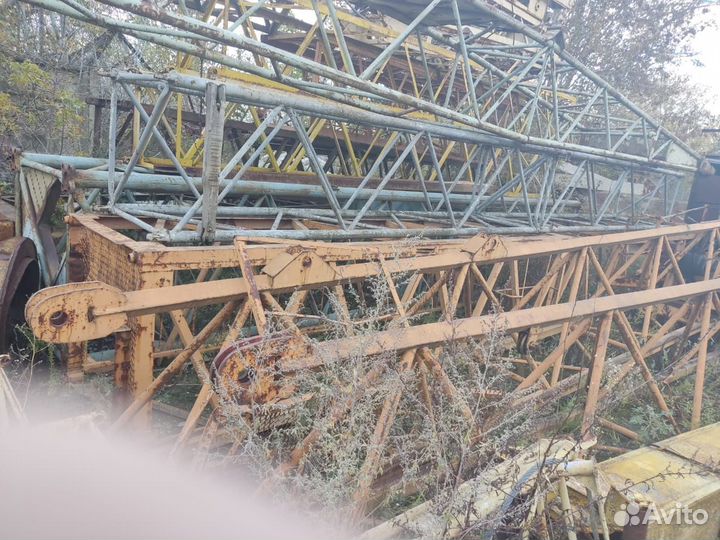 Сваебоная установка, кран мкг-25бр, копер