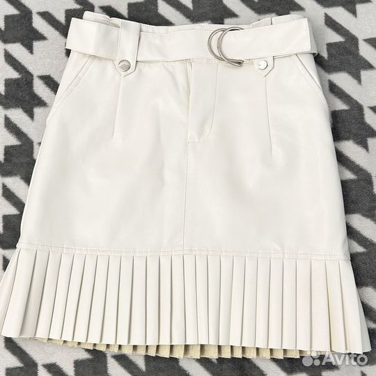 Кожаная юбка