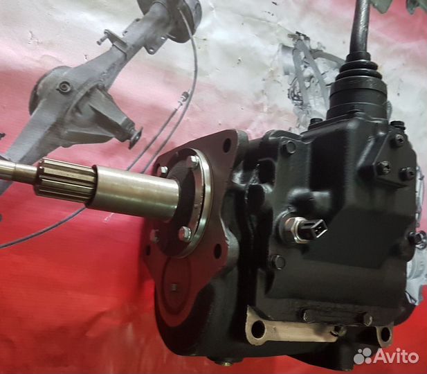 Кпп УАЗ 469 С/о 2х синхронная 4х ступка