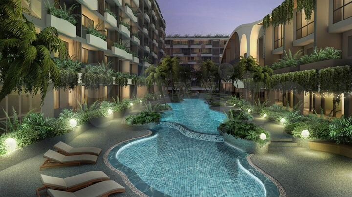 Квартира-студия, 30,3 м² (Таиланд)