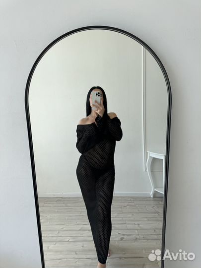 Платье вязаное женское летнее