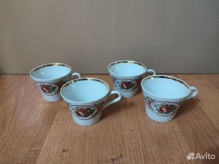 Остатки чайных сервизов СССР Дулево фарфор