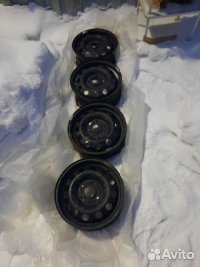 Штампованные диски r14 4х108