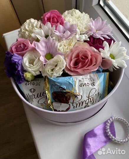 Сладкие букеты из конфет