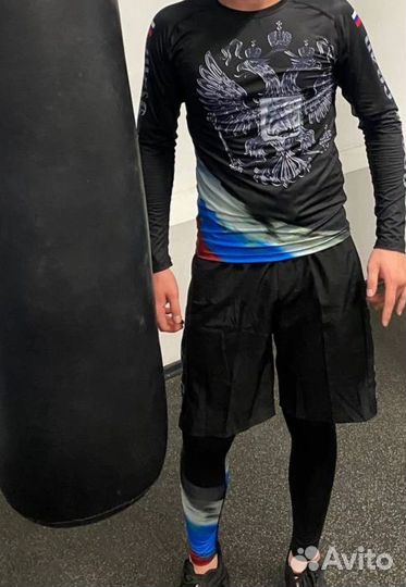 Рашгард мужской комплект Мма