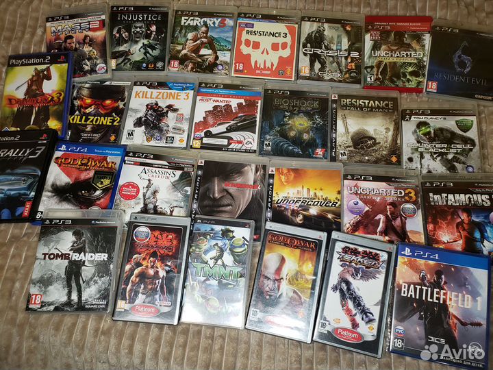 Игры ps2, psp, ps3, ps4, xbox 360