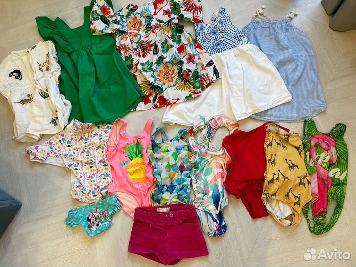 Летние вещи пакетом на девочку
