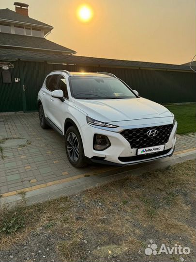 Hyundai Santa Fe 2.2 AT, 2019, 69 300 км