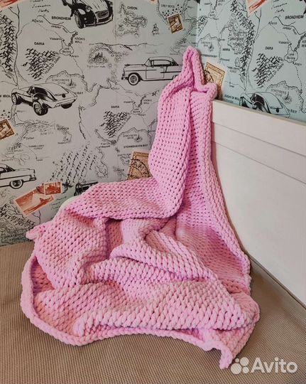 Комплект декоративная подушка + плед