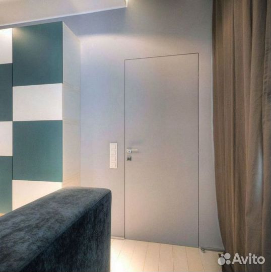 Скрытые межкомнатные двери под отделку