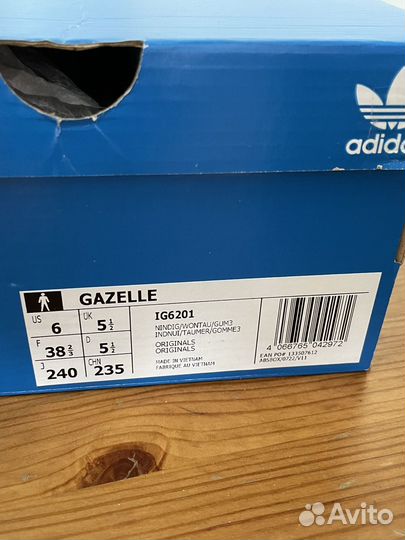 Кеды adidas gazelle