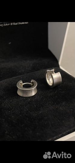 Серебряные серьги. Австрия