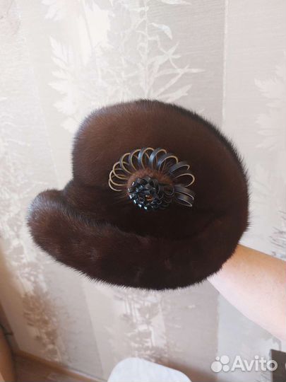 Шапка меховая, норка