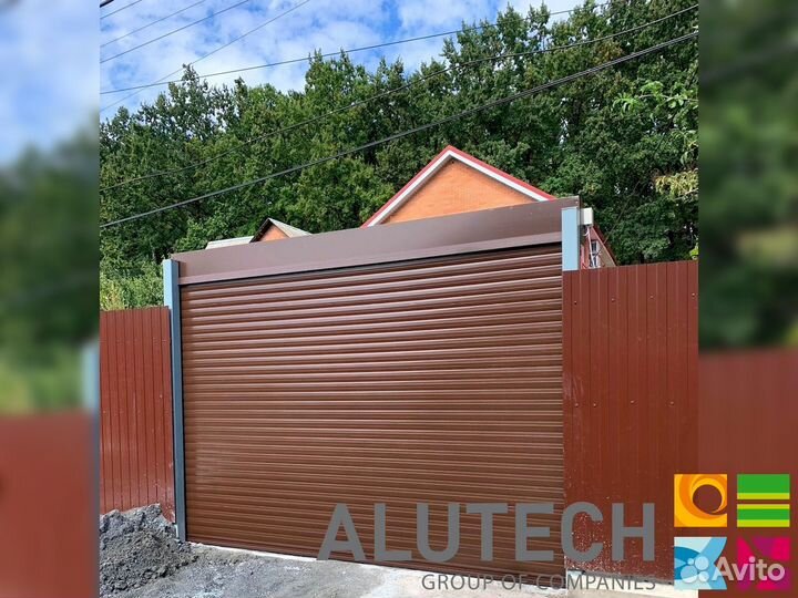 Ворота алютех роллетные