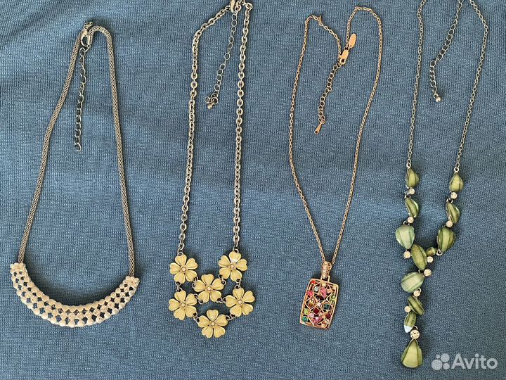 Колье, бижутерия, аксессуары,украшения пакетом