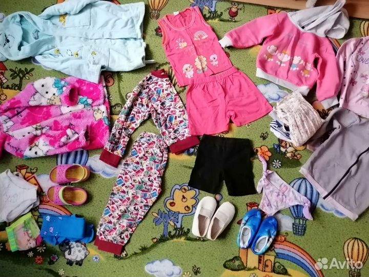 Одежда пакетом на девочку на 3-4г