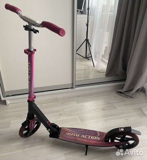Самокат rush action 200мм