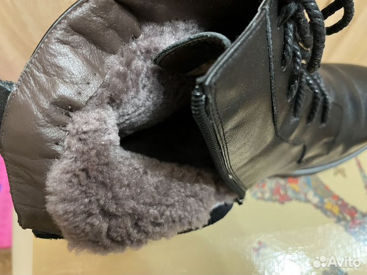 Ботинки зимние натуральная кожа 40 41