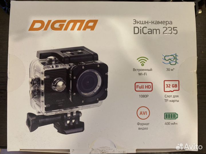 Экшн камера digma