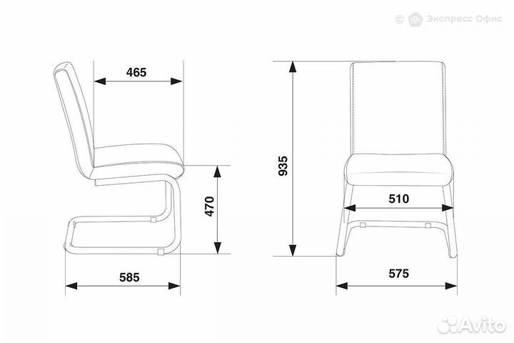 Конференц-кресло Бюрократ CH-250-V/krit-green