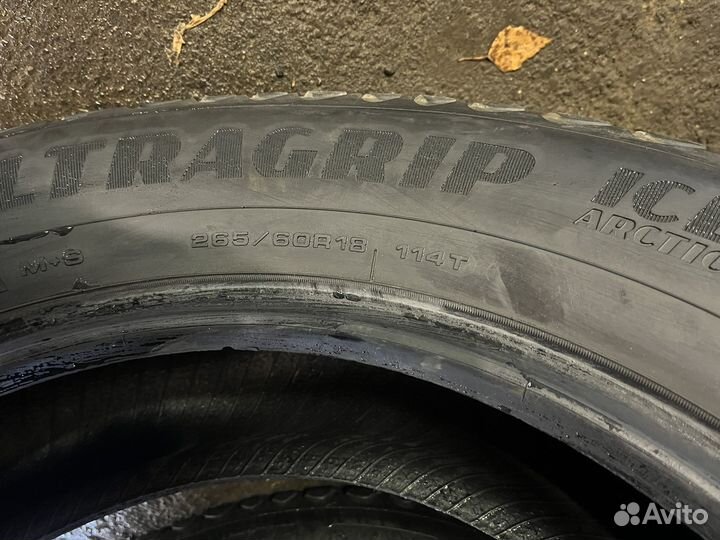 Резина зимняя 265/60 r18 goodyear