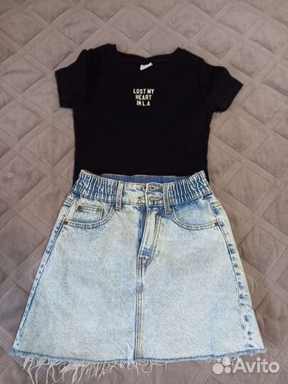 Вещи пакетом на девочку 128 134