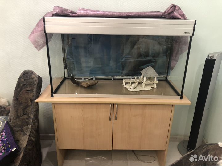 Аквариум с тумбой бу