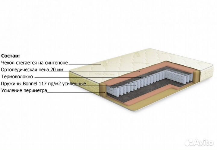 Матрас Классик-Оптима 80х200