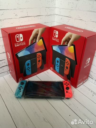 Новые прошитый nintendo switch oled