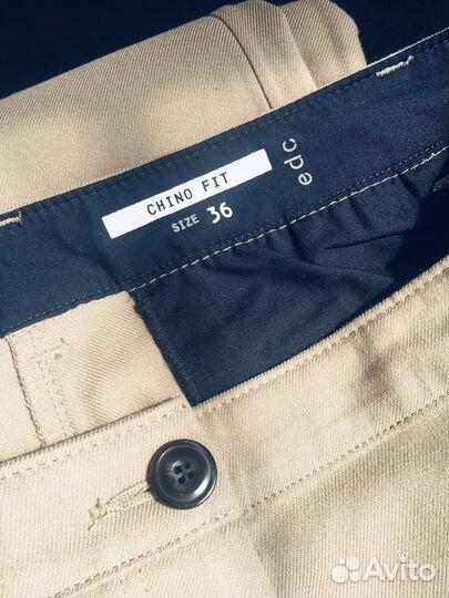 Брюки chino fit