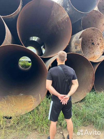 Труба б/у 426х6 мм в канаву