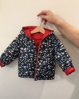 Двусторонняя куртка, размер 86