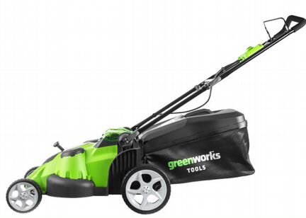 Аккумуляторная газонокосилка greenworks G40LM49DB