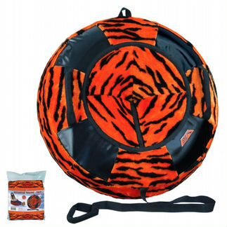 Тюбинг ватрушка с меховым сидением 95 см