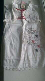 Детское платье Miss Rebellina белого натурального