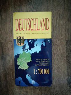 Карта Германии