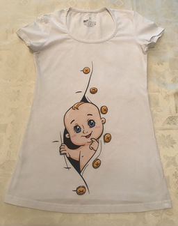 Футболка для беременных