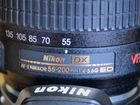 Nikon DX AF-S 55-200mm 1:4-5.6 G VR ED объявление продам