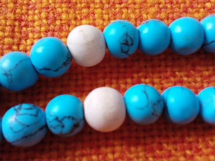 Четки в авто из винтажной бирюзы